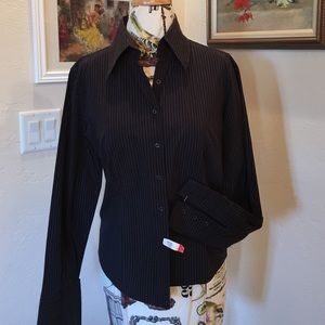 Black pinstriped Shirt